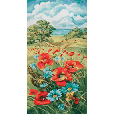 Галявина |  арт. VN-032 | Набір для вишивки хрестиком