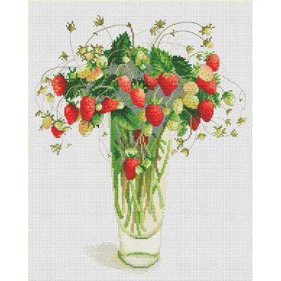 Букет суниці |  арт. VN-035 | Набір для вишивки хрестиком