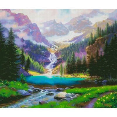 Водоспад |  арт. VN-040 | Набір для вишивки хрестиком