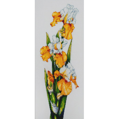 Жовті іриси |  арт. VN-047 | Набір для вишивки хрестиком