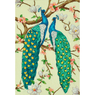 Павичі | арт. VN-056 | Набір для вишивки хрестиком Павичі | арт. VN-056 | Набір для вишивки хрестиком