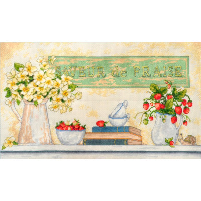 Клубничный аромат |  арт. VN-074 | Набор для вышивки крестиком