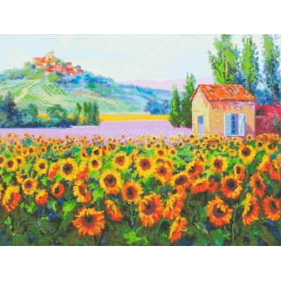 Квітучі поля |  арт. VN-080 | Набір для вишивки хрестиком