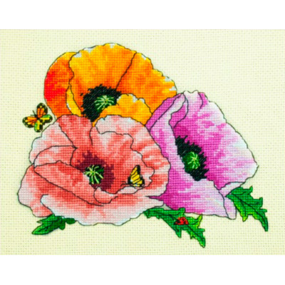 Маки |  арт. VN-083 | Набір для вишивки хрестиком