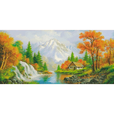 Золотая осінь |  арт. VN-084 | Набір для вишивки хрестиком