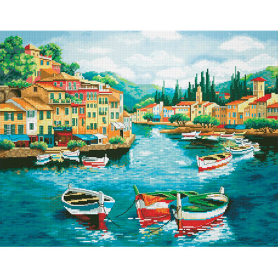 Місто на річці |  арт. VN-087 | Набір для вишивки хрестиком