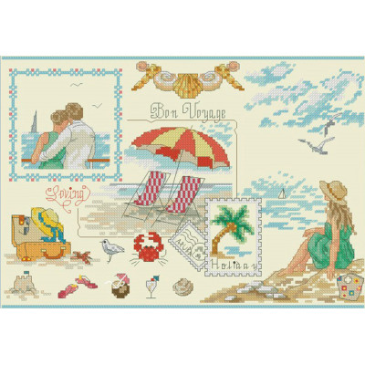 Літні канікули |  арт. VN-096 | Набір для вишивки хрестиком