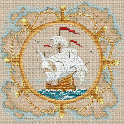 Морська історія |  арт. VN-097 | Набір для вишивки хрестиком