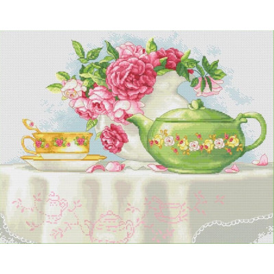 Чайний натюрморт |  арт. VN-108 | Набір для вишивки хрестиком