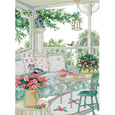 На веранді |  арт. VN-126 | Набір для вишивки хрестиком