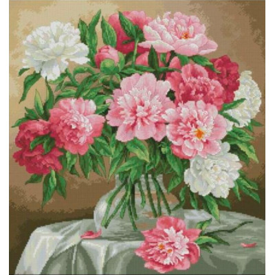Букет півоній |  арт. VN-128 | Набір для вишивки хрестиком