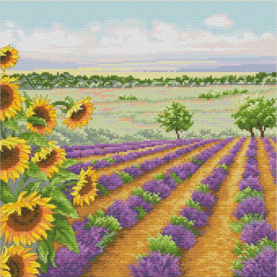 Літній пейзаж 3 |  арт. VN-134 | Набір для вишивки хрестиком
