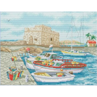 Замок біля моря |  арт. VN-160 | Набір для вишивки хрестиком