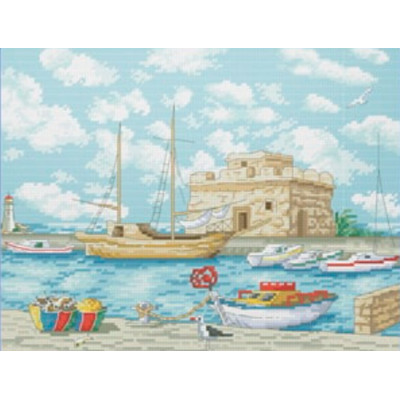 Замок біля моря-2 |  арт. VN-161 | Набір для вишивки хрестиком
