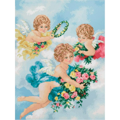 Янголи |  арт. VN-165 | Набір для вишивки хрестиком