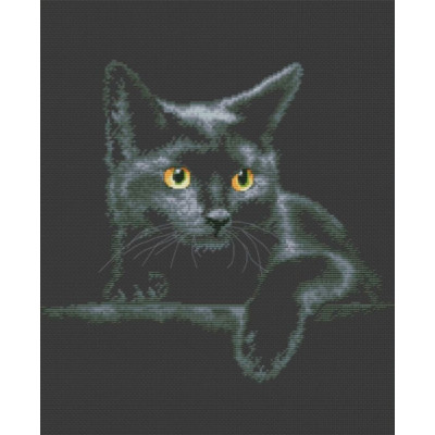 Чорний кіт |  арт. VN-166 | Набір для вишивки хрестиком