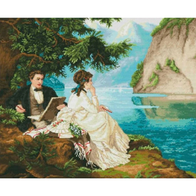 Біля озера |  арт. VN-173 | Набір для вишивки хрестиком