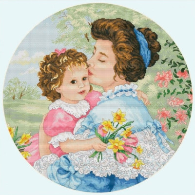 Ніжний поцілунок |  арт. VN-180 | Набір для вишивки хрестиком