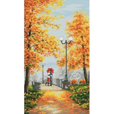 Осінній парк |  арт. VN-187 | Набір для вишивки хрестиком