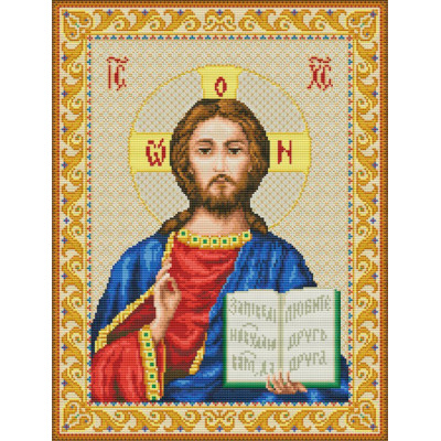 Ікона Христа Спасителя |  арт. VN-202 | Набір для вишивки хрестиком