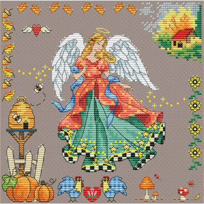 Пора року. Осінь |  арт. VN-212 | Набір у змішаной техніці