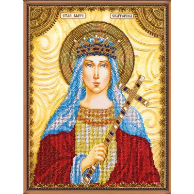Свята Катерина |  арт. AA-023 | Набір для вишивки бісером