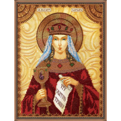 Свята Варвара |  арт. AA-027 | Набір для вишивки бісером
