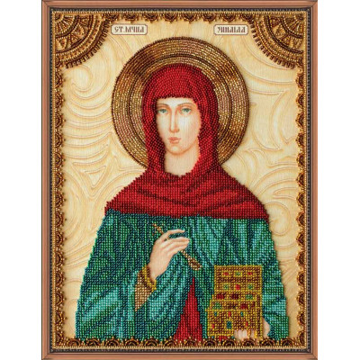 Свята Зінаїда |  арт. AA-076 | Набір для вишивки бісером