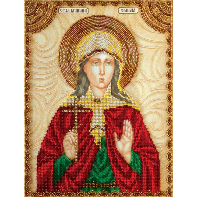 Свята Емілія |  арт. AA-105 | Набір для вишивки бісером