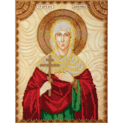 Свята Алевтина |  арт. AA-111 | Набір для вишивки бісером