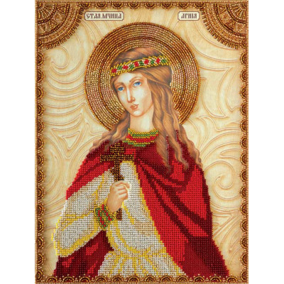 Свята Агнія |  арт. AA-113 | Набір для вишивки бісером