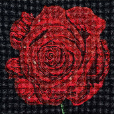 Троянда |  арт. AB-098 | Набір для вишивки бісером