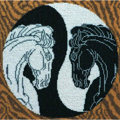 Інь і Янь |  арт. AB-124 | Набір для вишивки бісером