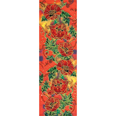 Багряні маки |  арт. AB-149 | Набір для вишивки бісером