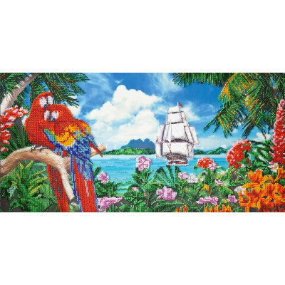У тропіках | арт. AB-165 | Набір для вишивки бісером У тропіках | арт. AB-165 | Набір для вишивки бісером