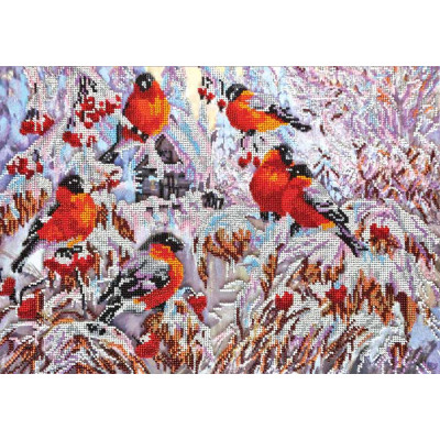 Снігурі |  арт. AB-216 | Набір для вишивки бісером