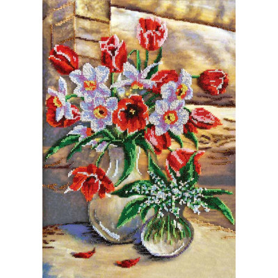 Подих весни |  арт. AB-230 | Набір для вишивки бісером