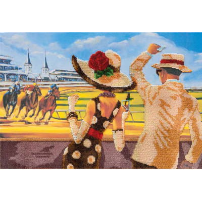 На іподромі |  арт. AB-272 | Набір для вишивки бісером