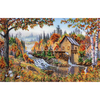 Водяний млин |  арт. AB-280 | Набір для вишивки бісером