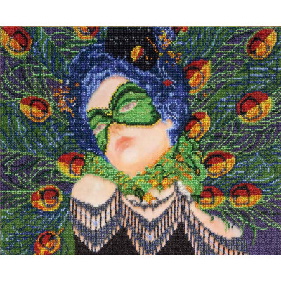 Синій птах |  арт. AB-283 | Набір для вишивки бісером