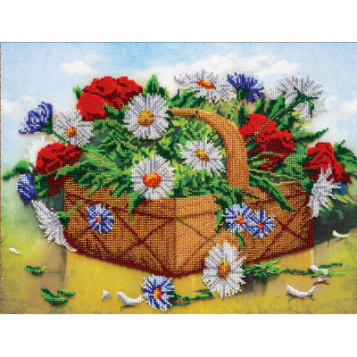 Кошичок літа |  арт. AB-285 | Набір для вишивки бісером