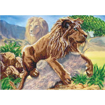 Цар звірів |  арт. AB-354 | Набір для вишивки бісером