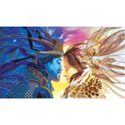 Удвох |  арт. AB-357 | Набір для вишивки бісером