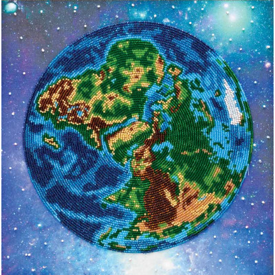 Планета Земля |  арт. AB-358 | Набір для вишивки бісером