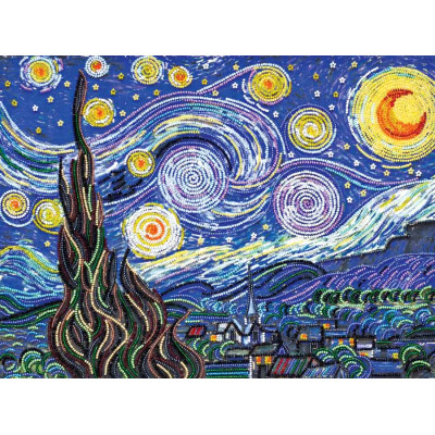 Зоряна ніч |  арт. AB-397 | Набір для вишивки бісером
