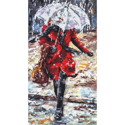 Історія кохання-3 |  арт. AB-407 | Набір для вишивки бісером