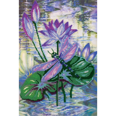 Посеред латаття |  арт. AB-417 | Набір для вишивки бісером