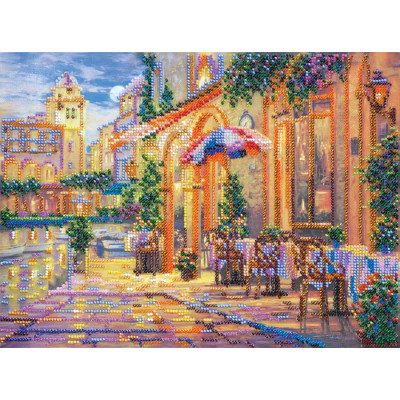 Тепла ніч |  арт. AB-435 | Набір для вишивки бісером