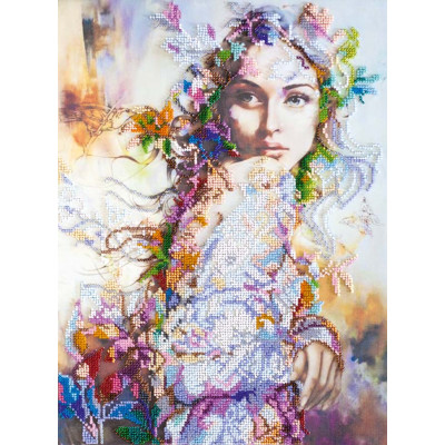 Весняна |  арт. AB-439 | Набір для вишивки бісером