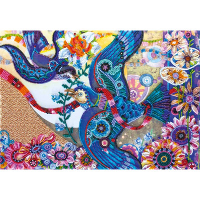 З добрими вістями |  арт. AB-447 | Набір для вишивки бісером